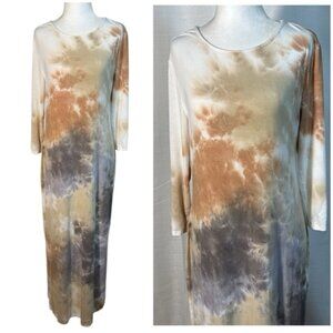 CATO's Bohemian Soft Spring Maxi Dress Size Medium